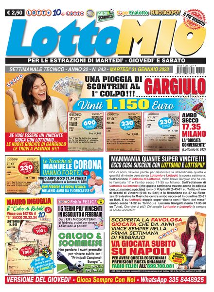Lottomio – 31 Gennaio 2023