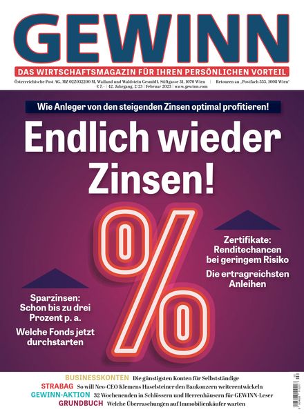 Gewinn – Februar 2023