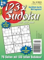 123 x Sudoku – Nr 2 2023