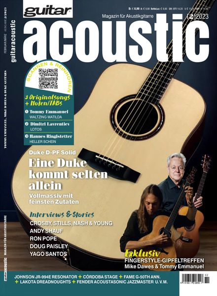 Guitar Acoustic – Februar 2023