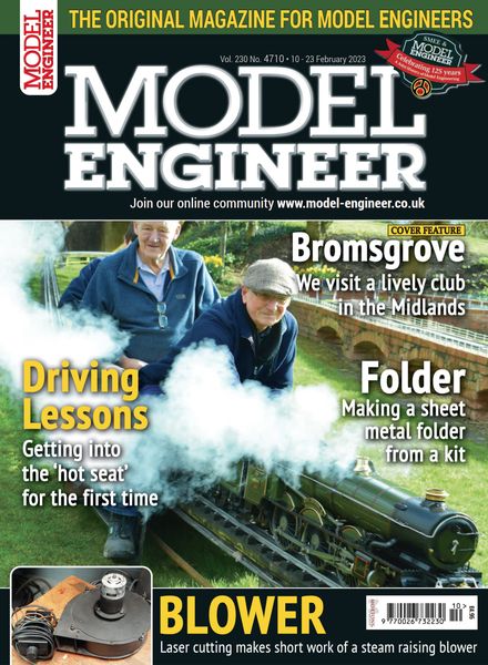 Model Engineer – 10 February 2023
