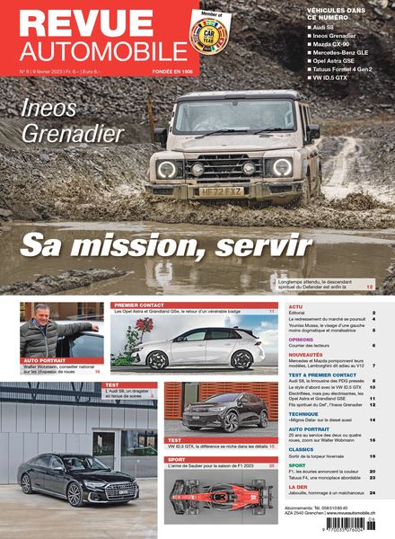 Revue Automobile – 09 fevrier 2023
