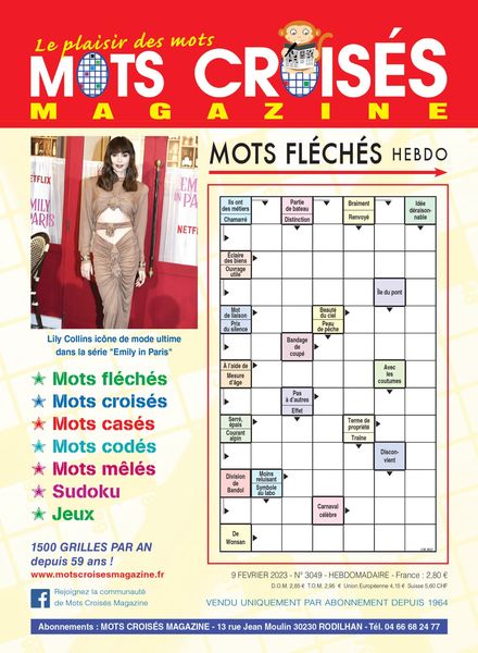 Mots Croises Magazine – 09 fevrier 2023