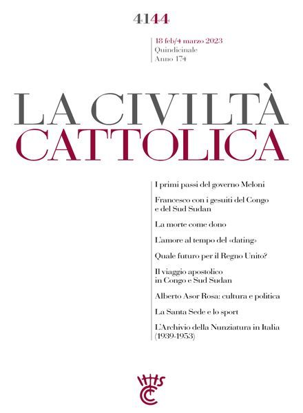 La Civilta Cattolica – 18 Febbraio 2023