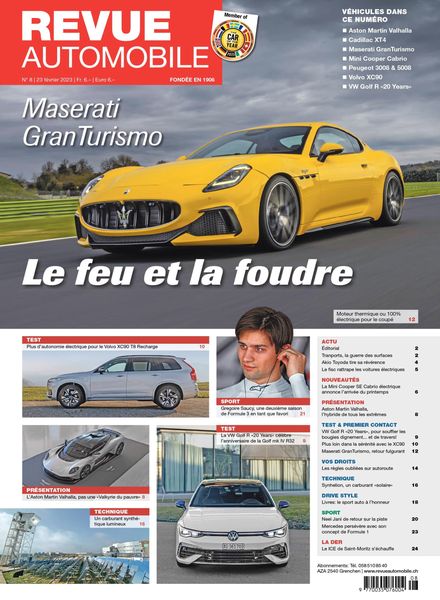 Revue Automobile – 23 fevrier 2023