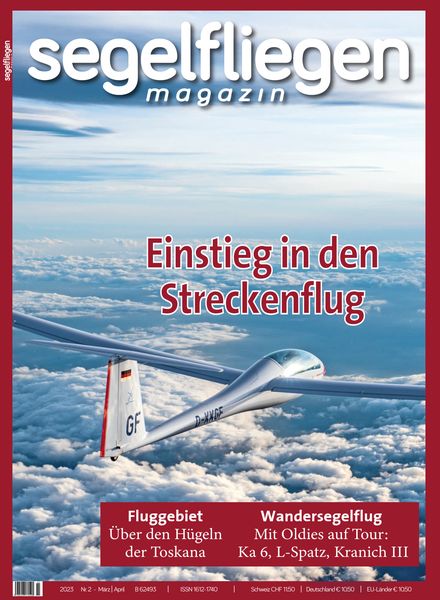 Segelfliegen – Marz-April 2023