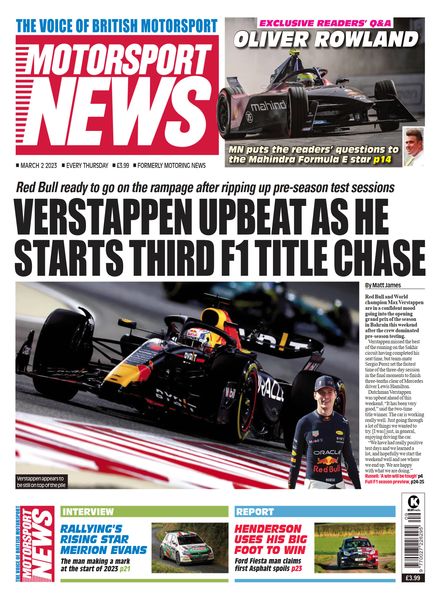 Motorsport News – March 02 2023
