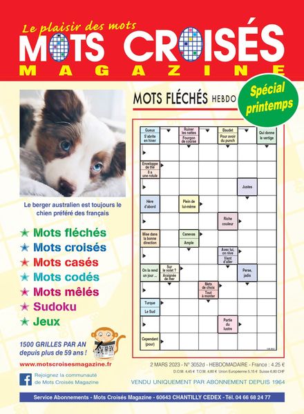 Mots Croises Magazine – mars 2023