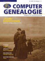 Computergenealogie – Marz 2023
