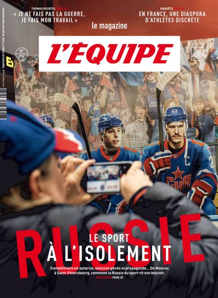 L’Equipe Magazine – 25 Mars 2023