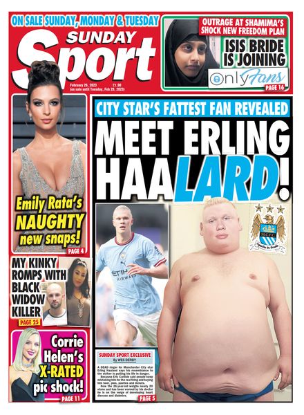 The Sunday Sport – February 26, 2023