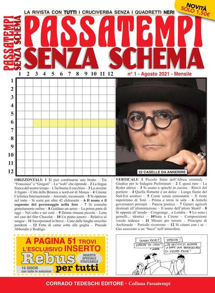 Passatempi Senza Schema – 01 luglio 2021