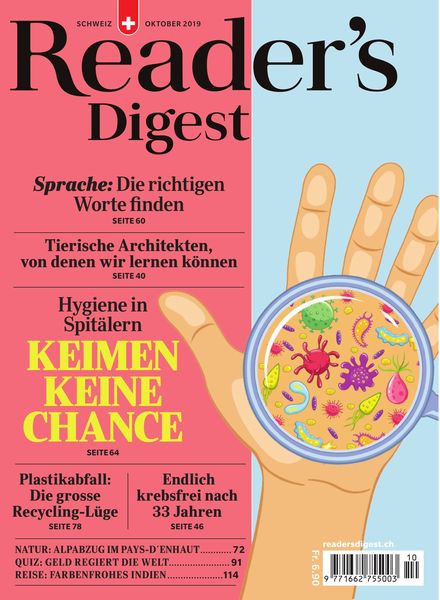 Reader’s Digest Schweiz – 30 September 2019