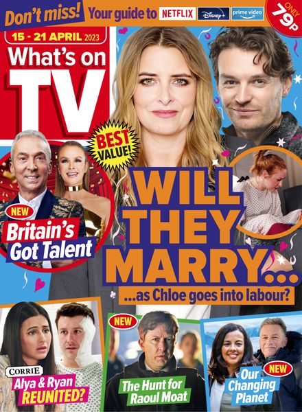 What’s on TV – 15 April 2023