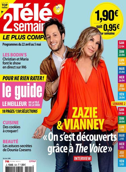 Tele 2 Semaines – 22 Avril 2023