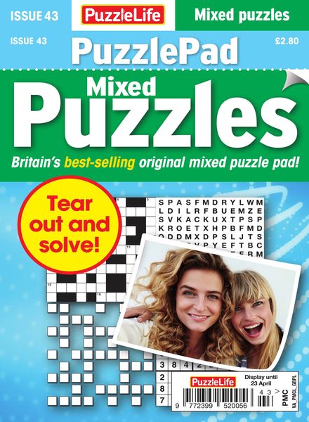 PuzzleLife PuzzlePad Puzzles – 26 March 2020