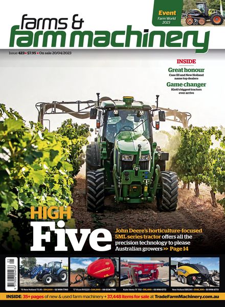 Farms and Farm Machinery – April 2023