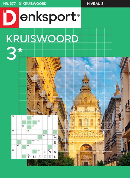 Denksport Kruiswoord 3 – 20 april 2023