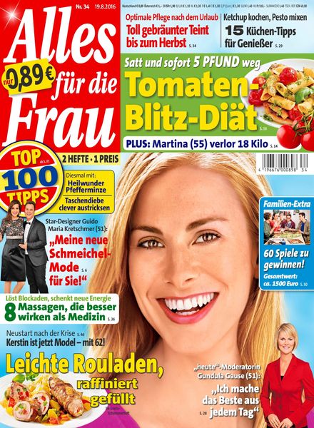 Alles fur die Frau – 19 August 2016