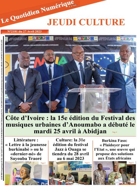 Quotidien Numerique d’Afrique – 27 avril 2023