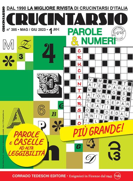 Crucintarsio – giugno 2023