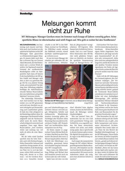 Handballwoche – 03 Mai 2023
