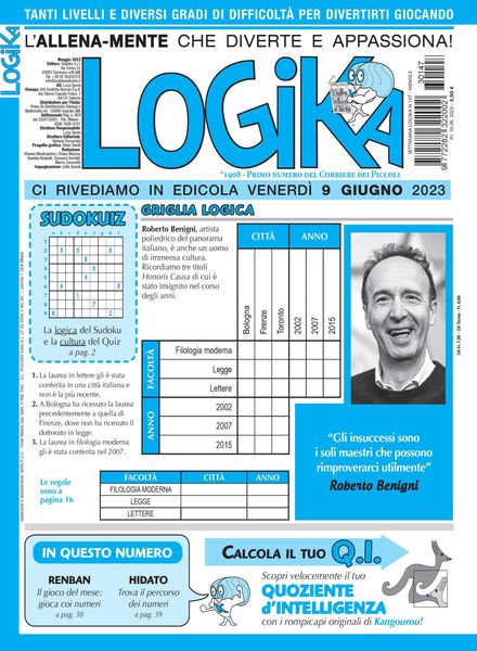 Settimana Logika – 10 maggio 2023