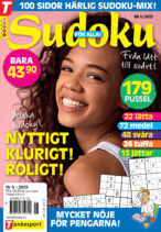 Sudoku fOr alla – 16 maj 2023