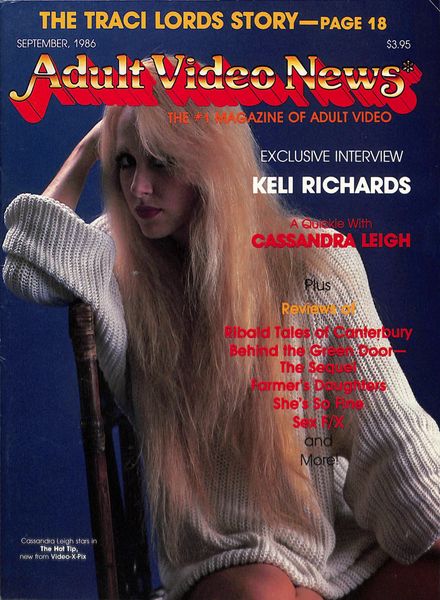 Adult Video News – September 1986