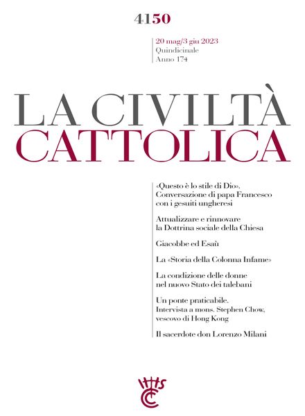 La Civilta Cattolica – 20 Maggio 2023