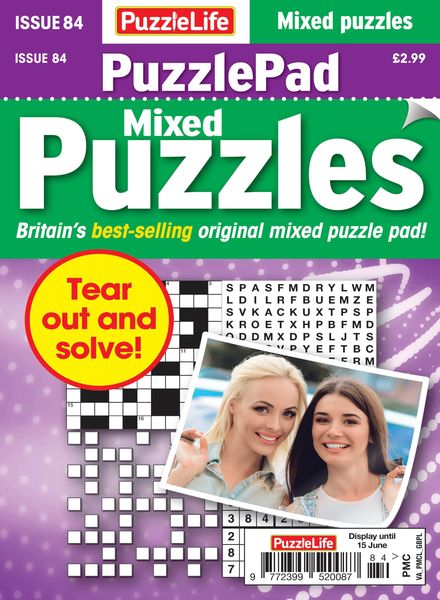 PuzzleLife PuzzlePad Puzzles – 18 May 2023