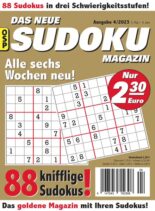 Das Neue Sudoku – Nr 4 2023