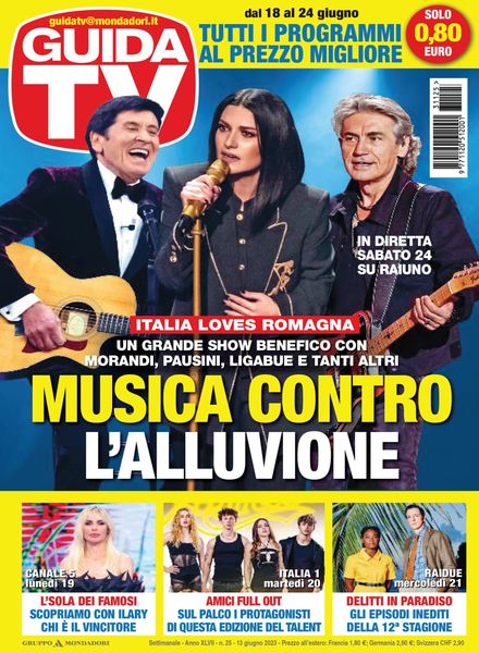 GuidaTV – 13 giugno 2023