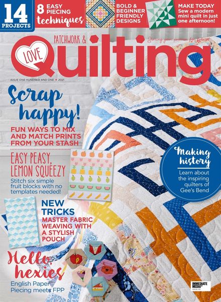 Love Patchwork & Quilting – August 2021