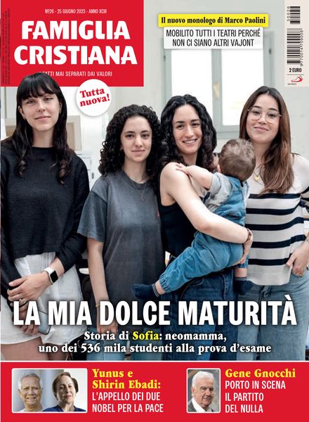 Famiglia Cristiana – 26 Giugno 2023