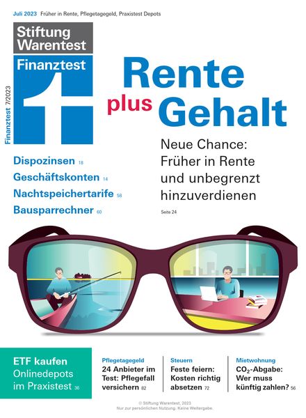 Stiftung Warentest Finanztest – Juli 2023