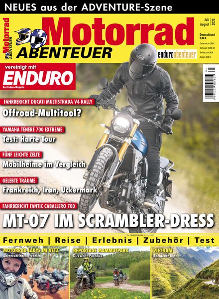 Motorrad Abenteuer – Juli-August 2023