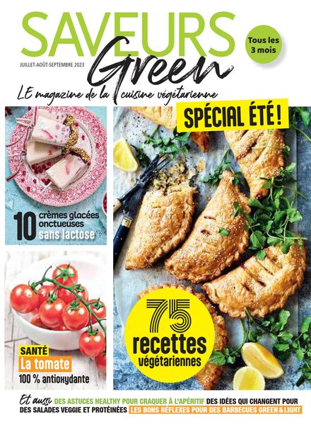 Saveurs Green – Juillet-Septembre 2023