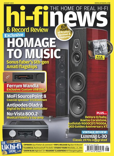 Hi-Fi News – August 2023