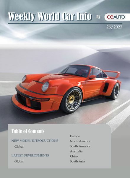 Weekly World Car Info – 01 July 2023