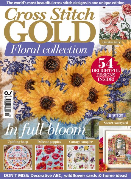 Cross Stitch Gold Florals – June 2023