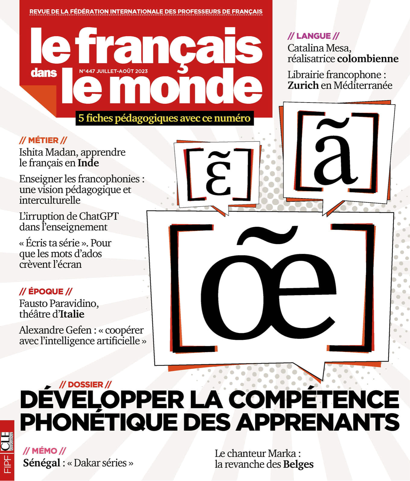 Le francais dans le monde – juillet 2023