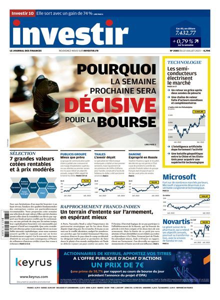 Investir – 23 Juillet 2023