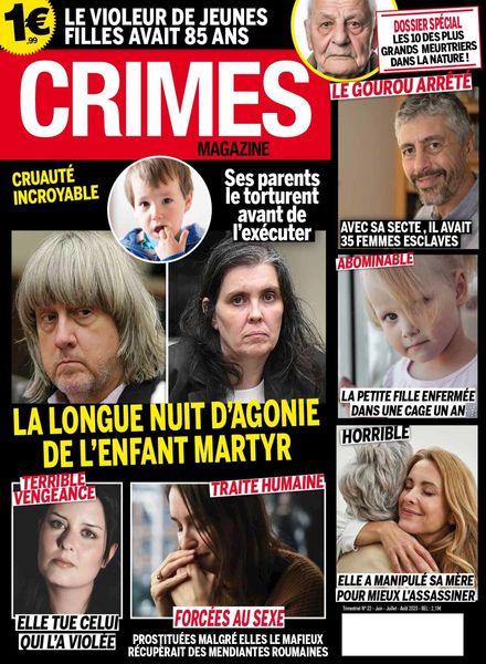 Crimes magazine – juin 2023