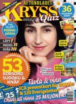 Kryss & Quiz Inga nya utgavor – 31 juli 2023