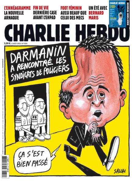 Charlie Hebdo – 2 Aout 2023