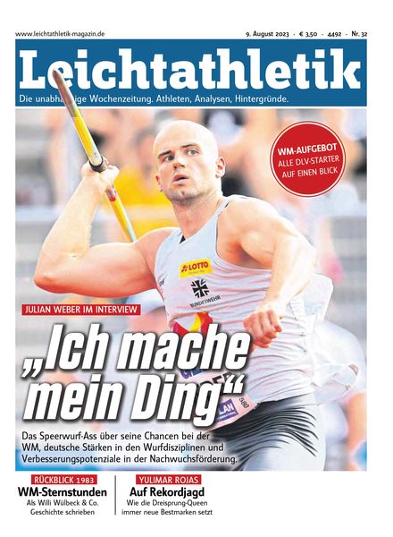 Leichtathletik – 9 August 2023