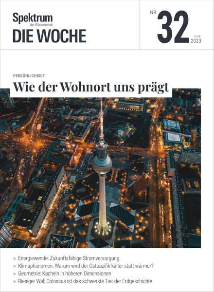 Spektrum Die Woche – 11 August 2023