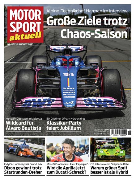 Motorsport aktuell – 16 August 2023