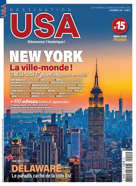 Destination USA – Septembre-Novembre 2023